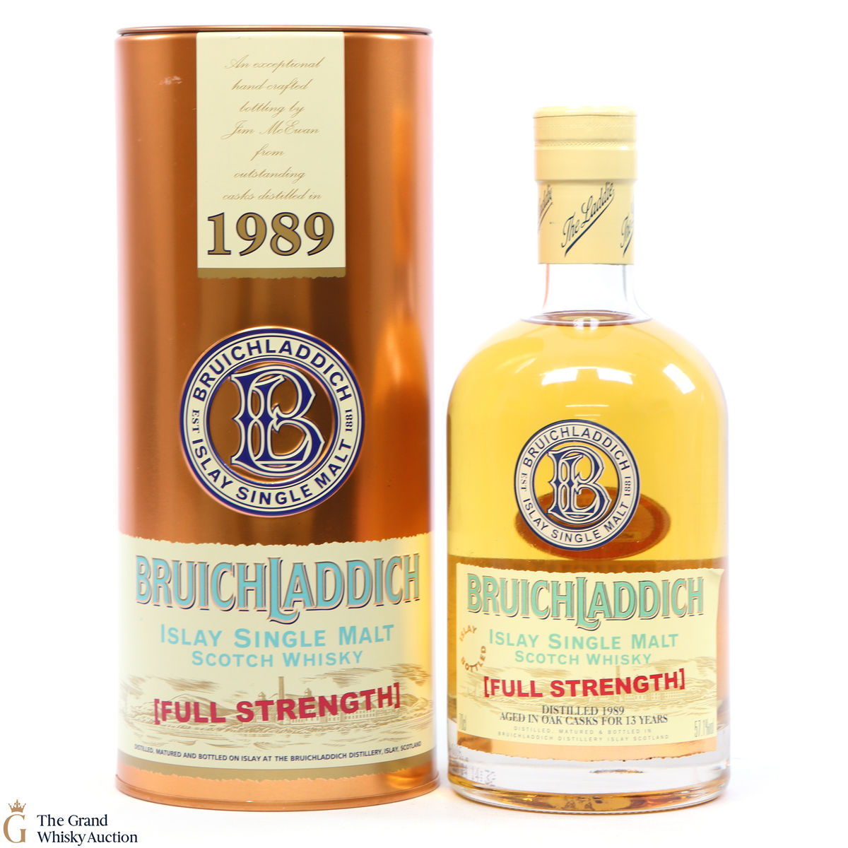Bruichladdich - 13 Year Old 1989 Full Strength