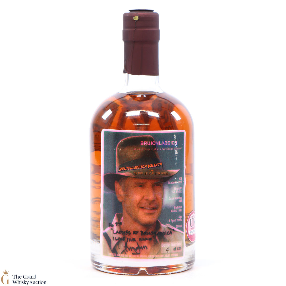 Bruichladdich - 18 Year Old #038 The Temple of Drams 1991