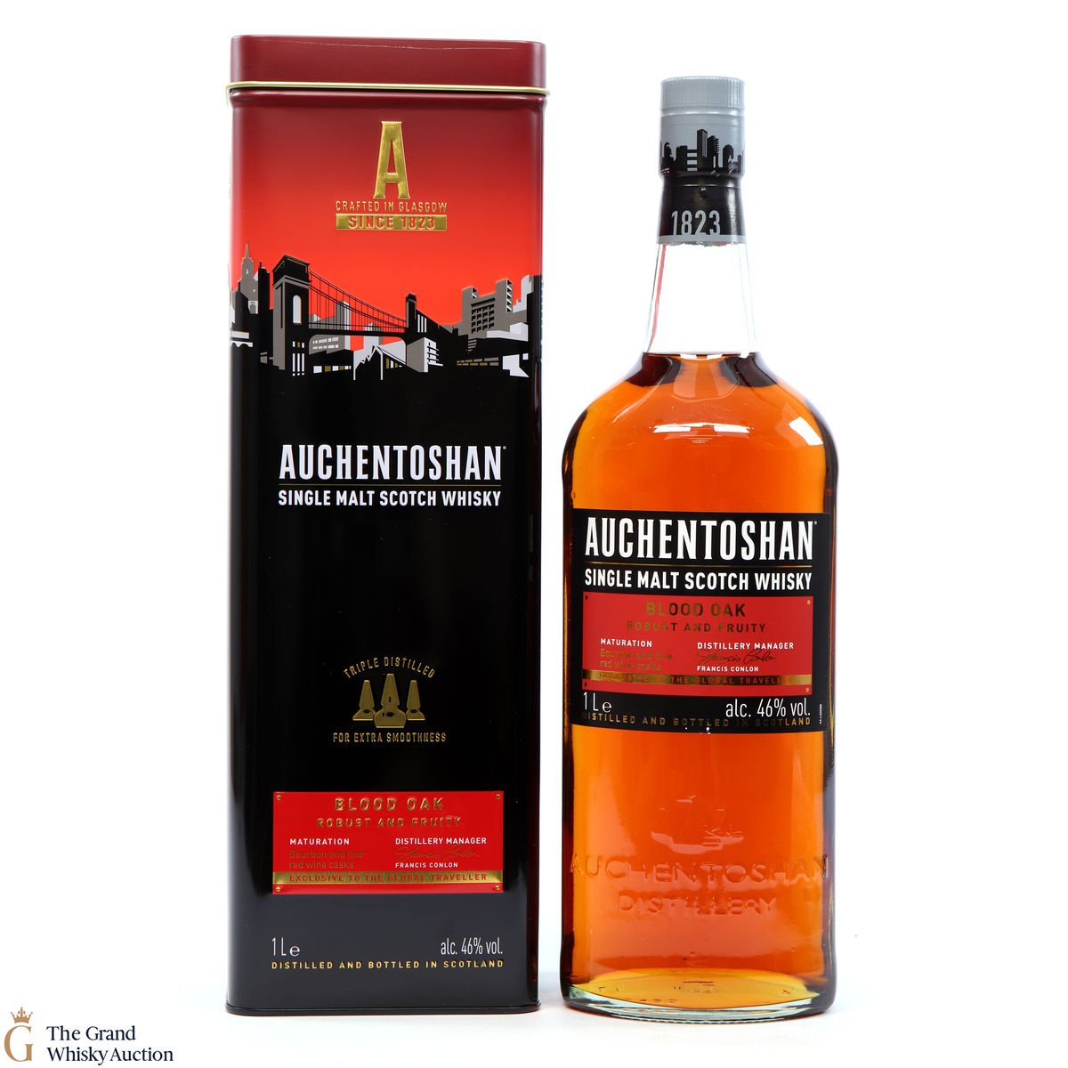 Auchentoshan - Blood Oak Travel Retail 1L