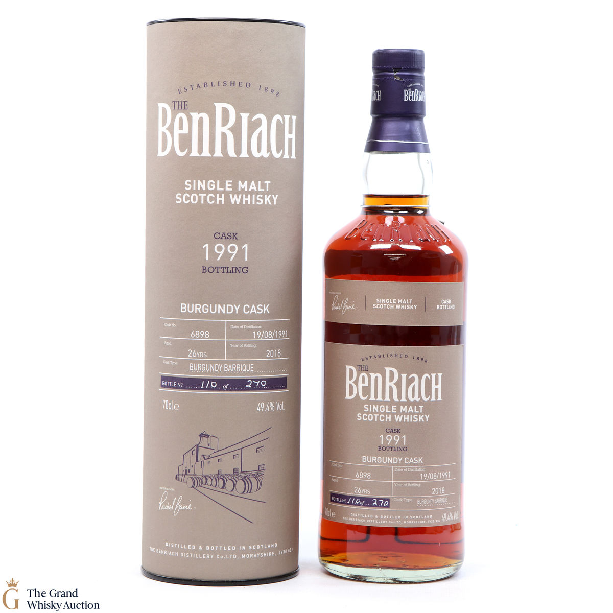 Benriach - 1991 - Burgundy Cask #6898