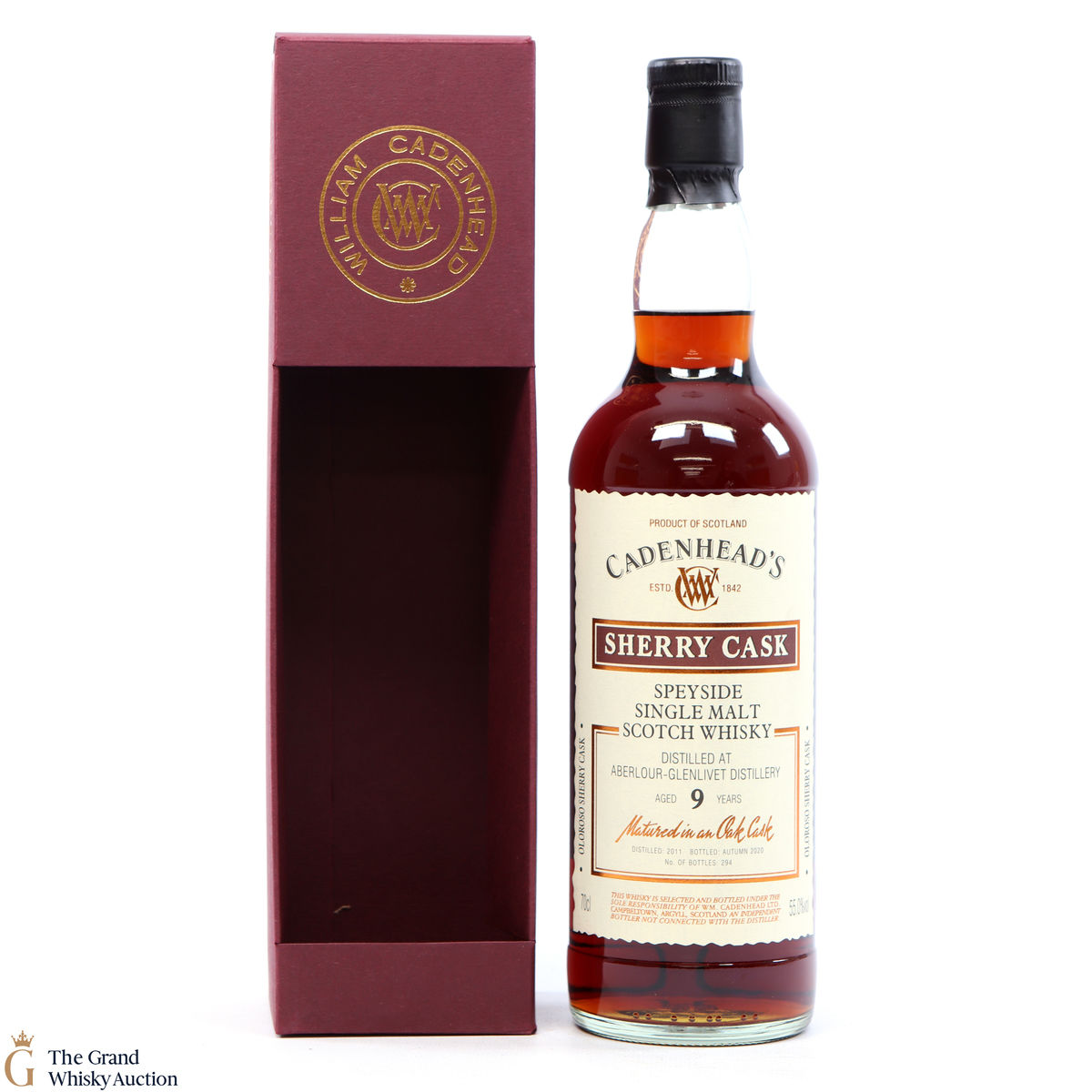 Aberlour - Glenlivet - 9 Year Old Cadenhead's 2011