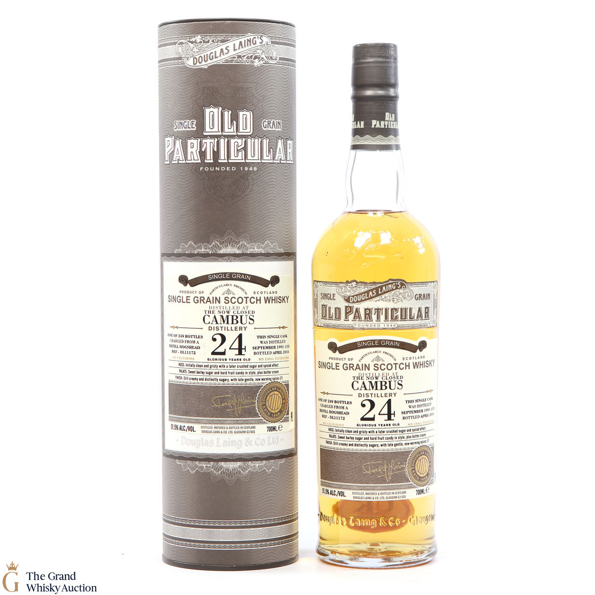 Cambus - 24 Year Old Single Grain 1991 Old Particular