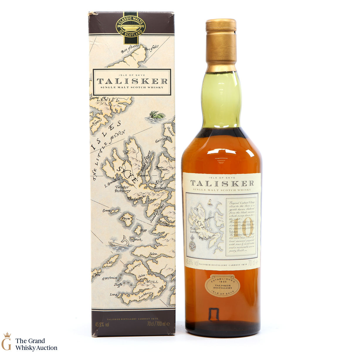 Talisker - 10 Year Old - Map Label 