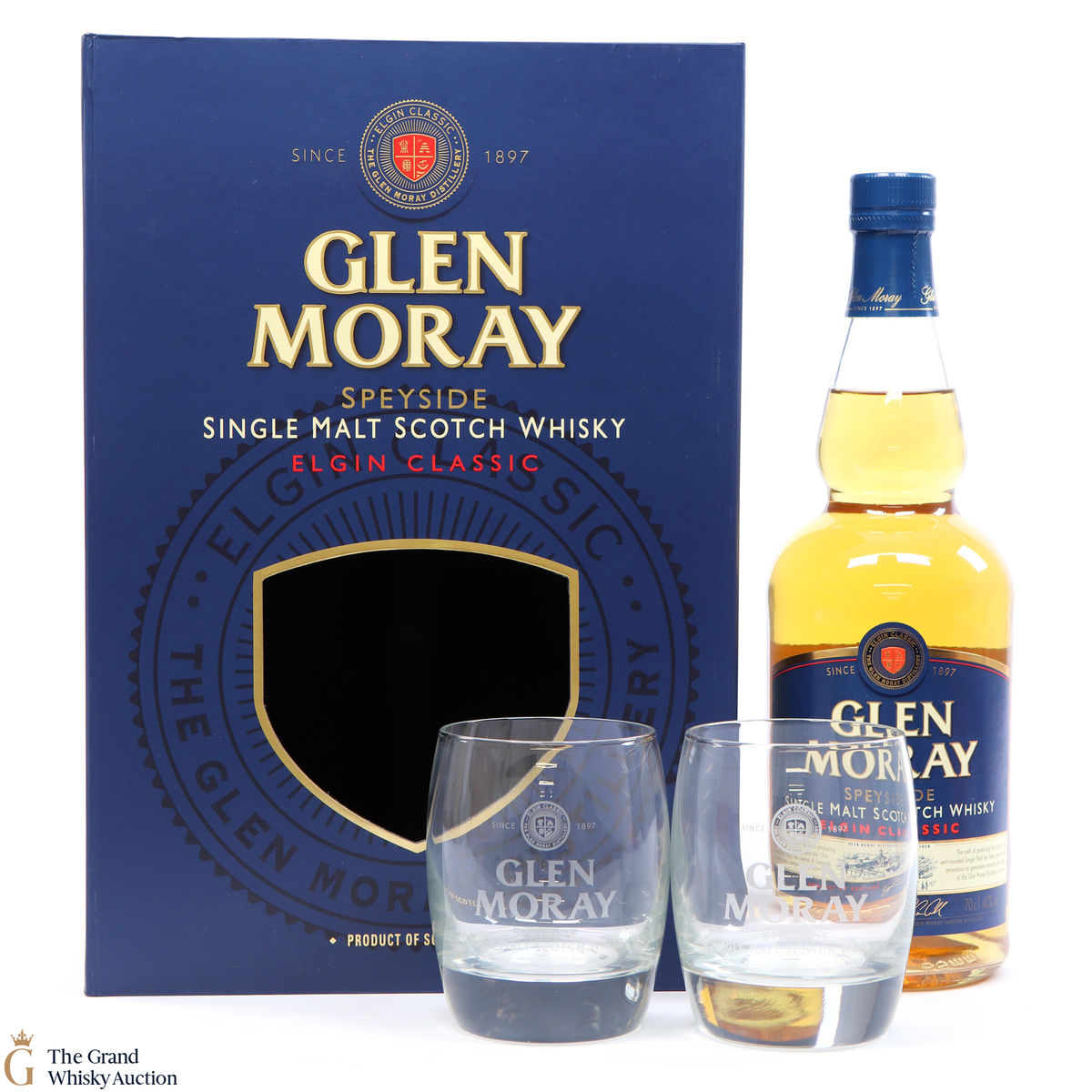 Glen Moray - Elgin Classic + Glasses