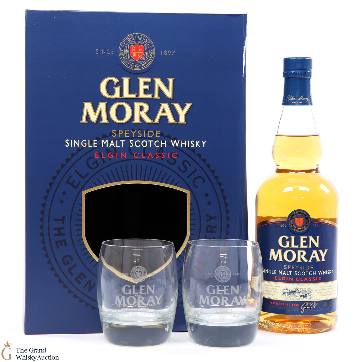 Glen Moray - Elgin Classic + Glasses