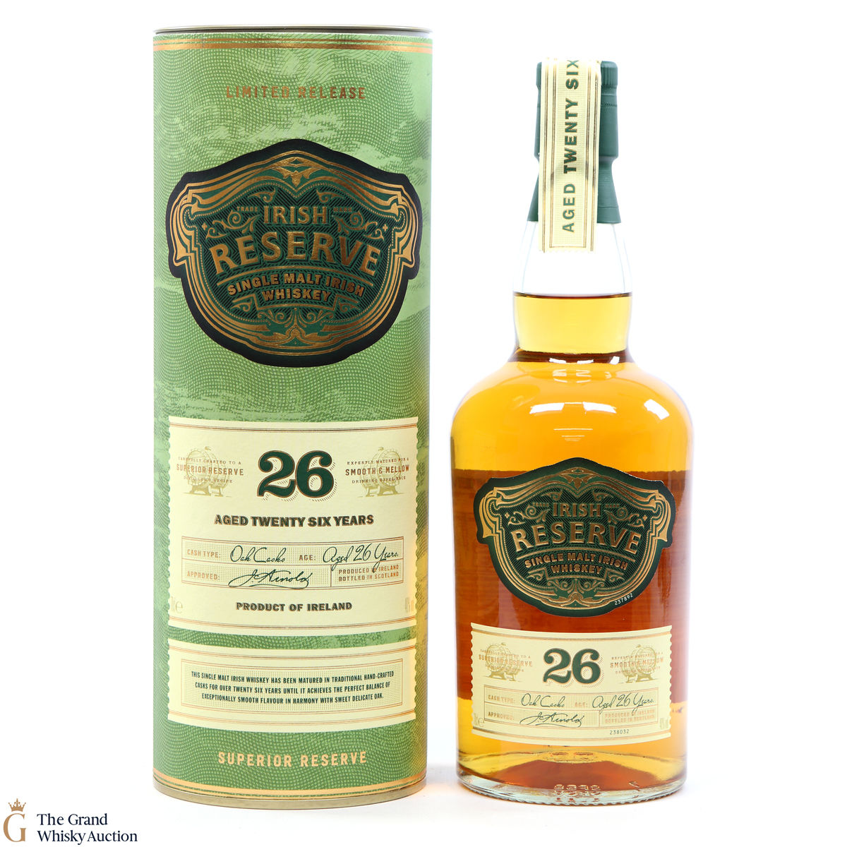 Irish Reserve - 26 Year Old Single Malt Irish Whiskey Limited Release