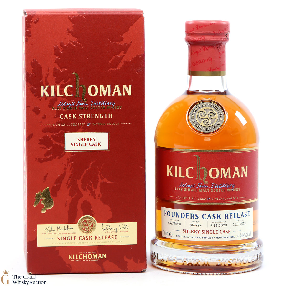 Kilchoman - 2008 Single Sherry Cask #642 Founders Cask Release