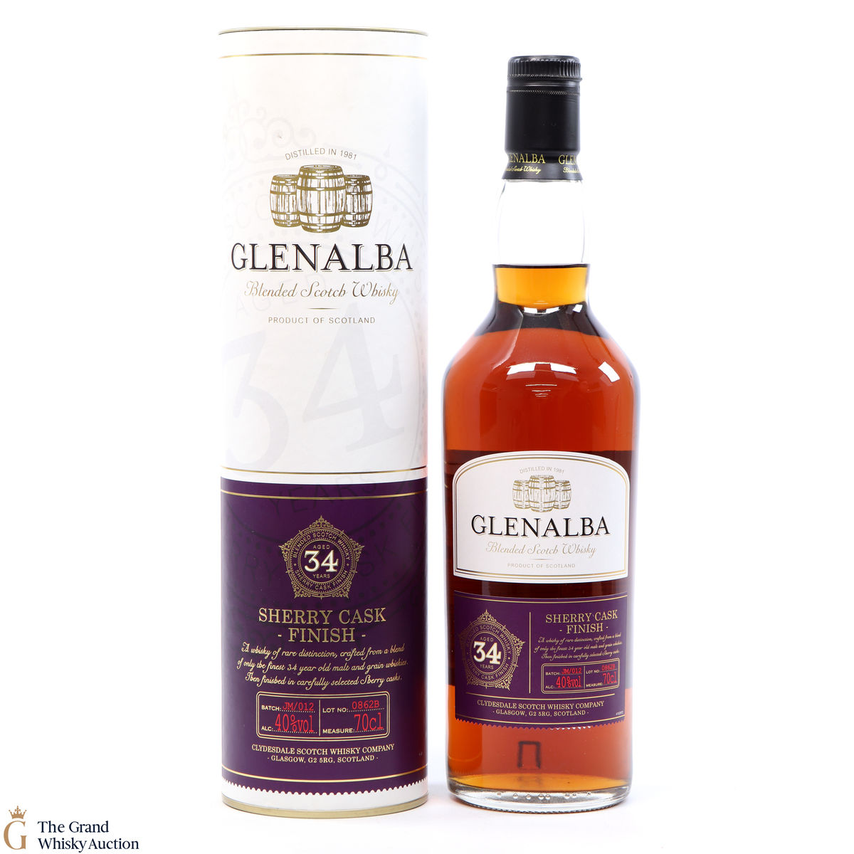 Glenalba - 34 Year Old - Sherry Cask Finish