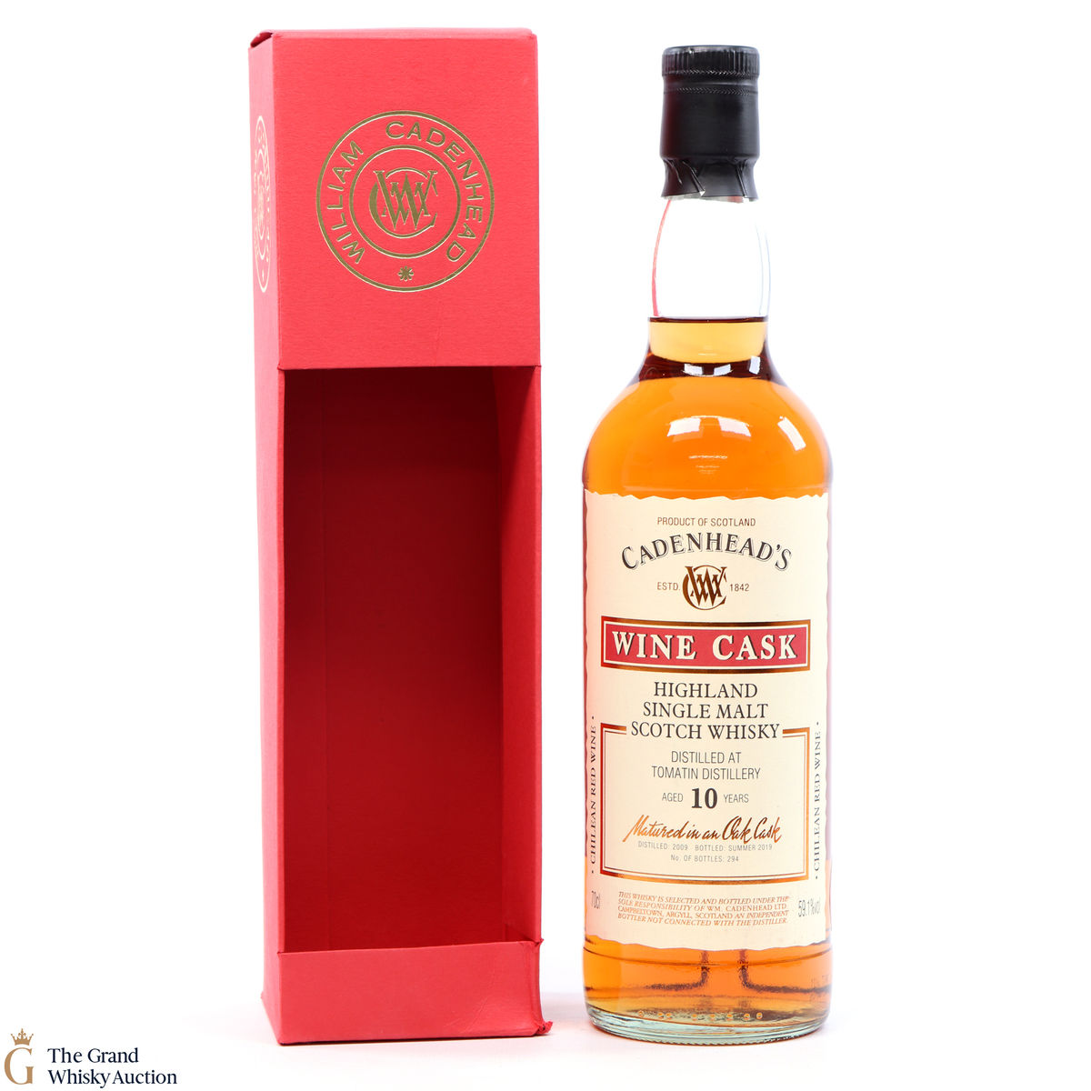 Tomatin - 10 Year Old 2009 Cadenheads Wine Cask