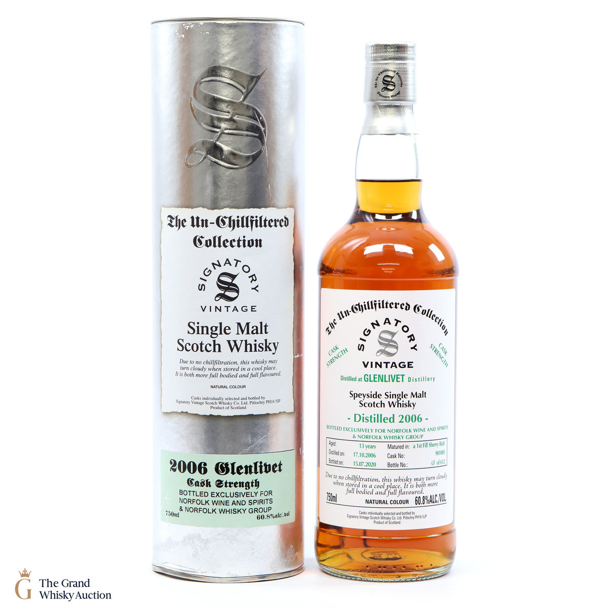 Glenlivet - 13 Year Old 2006 Signatory #901005