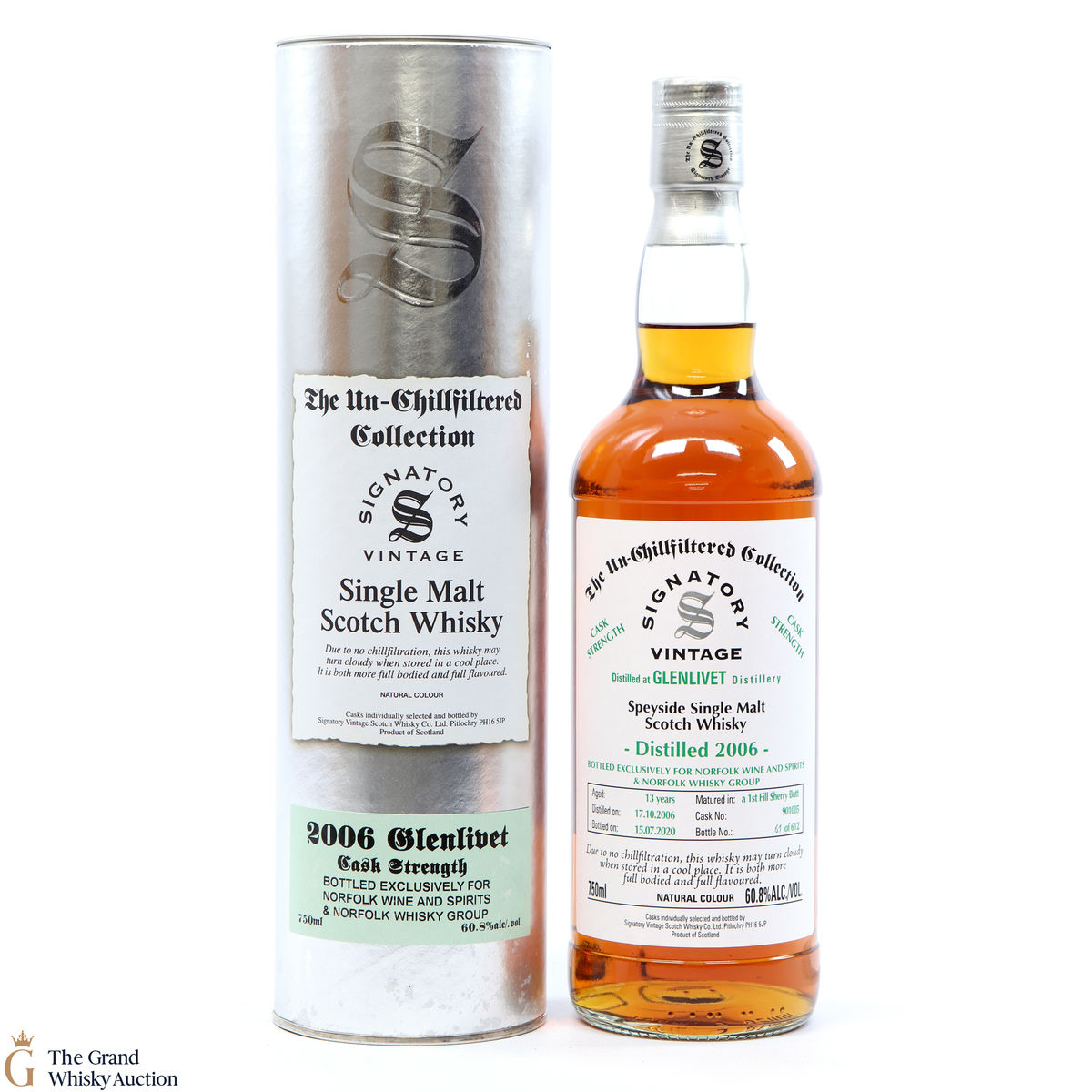 Glenlivet - 13 Year Old 2006 Signatory #901005