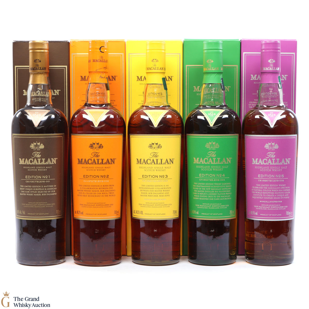 Macallan - Edition 1,2,3,4,5