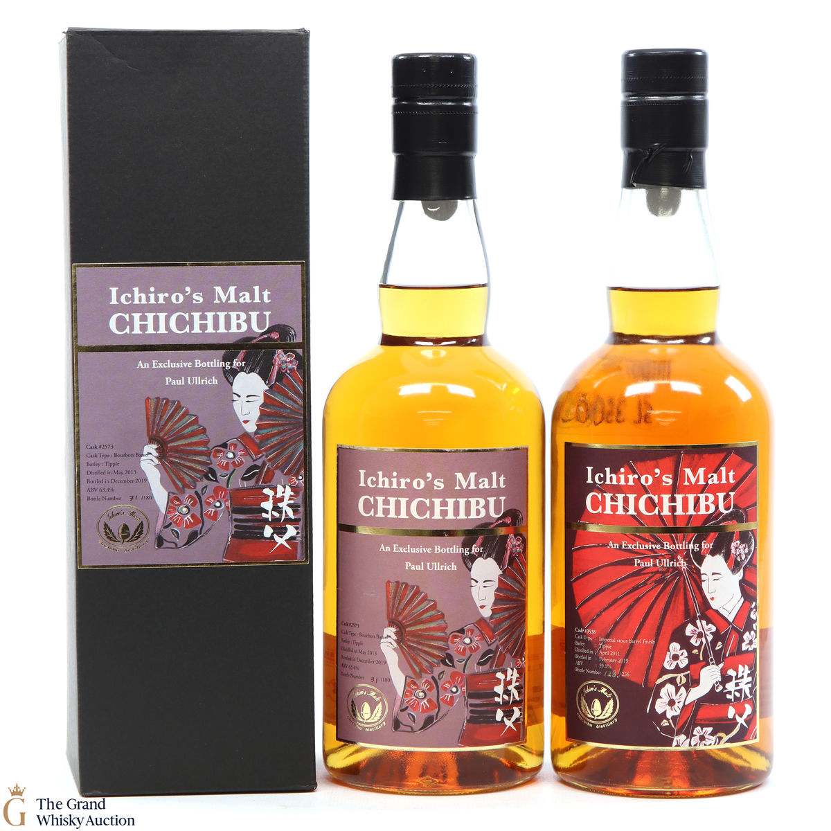 Chichibu - Single Casks #2573 & #3538 - Paul Ullrich (2 x 70cl)