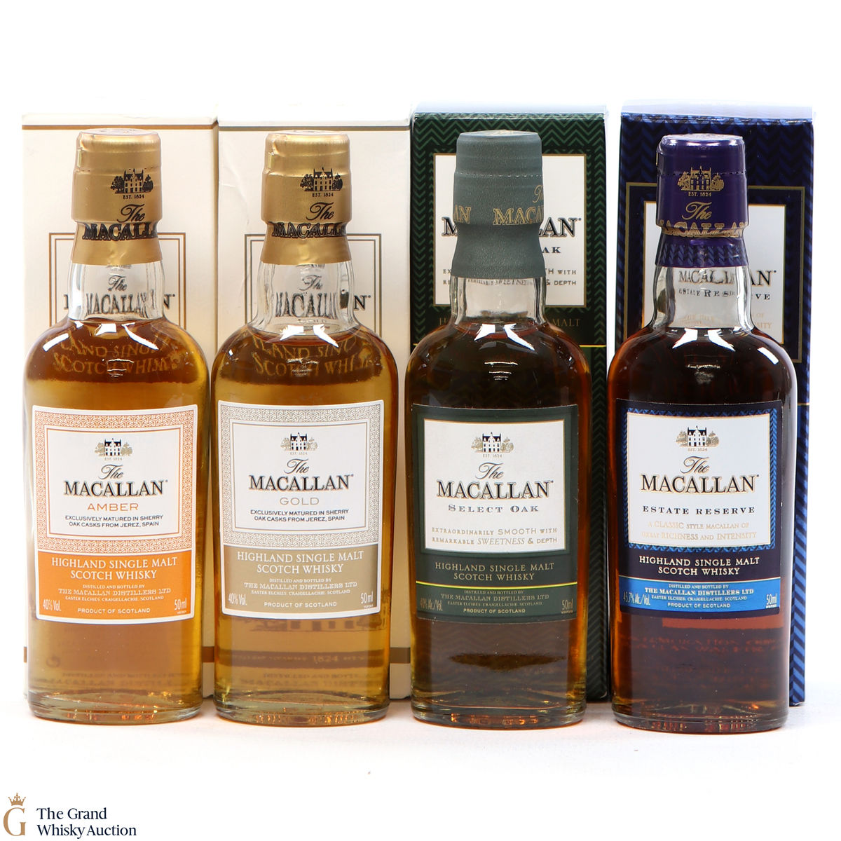 Macallan - 1824 Collection Minis (4 x 5cl)