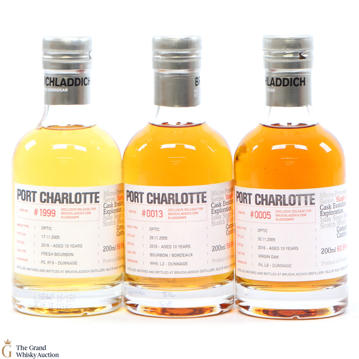 Port Charlotte - MP5 Single Casks (3 x 20cl)