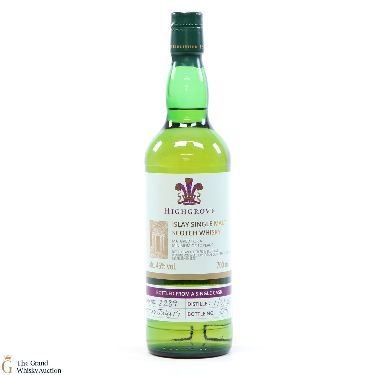 Laphroaig - 12 Year Old 2006 - Single Cask #2289 Highgrove