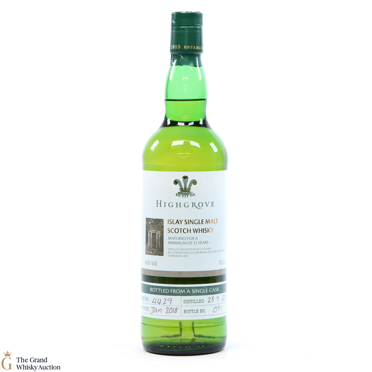 Laphroaig - 12 Year Old 2005 - Single Cask #4429 Highgrove