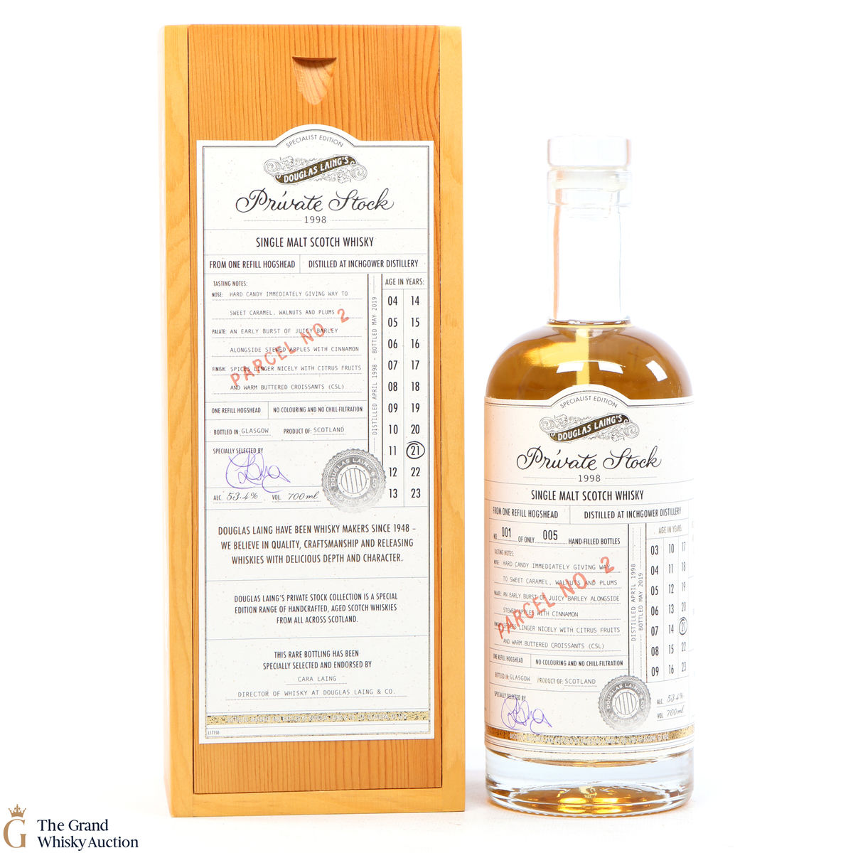 Inchgower - 21 Year Old 1998 Douglas Laing Private Stock