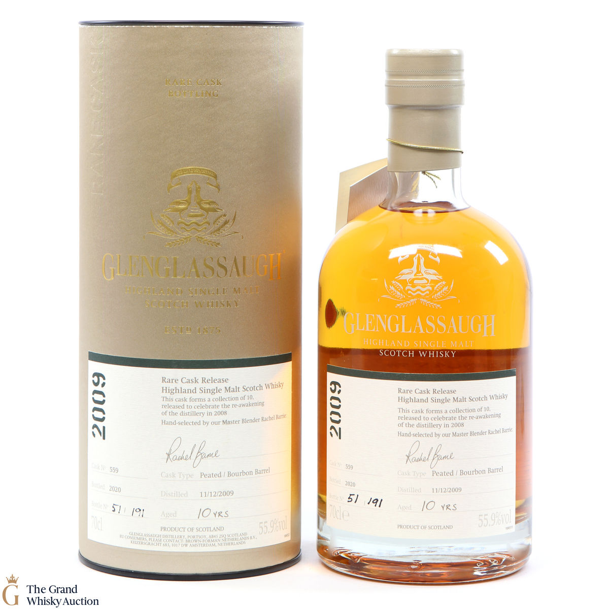 Glenglassaugh - 10 Year Old - Coastal Cask Collection Rare Cask #559