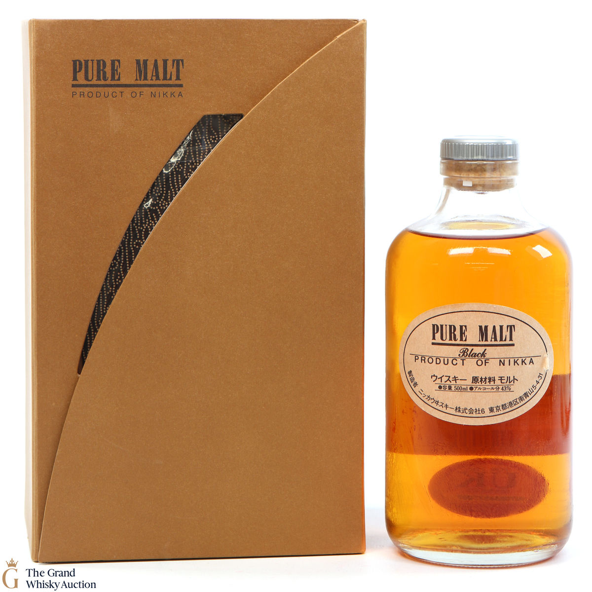 Nikka - Pure Malt 50cl & Black Notebook