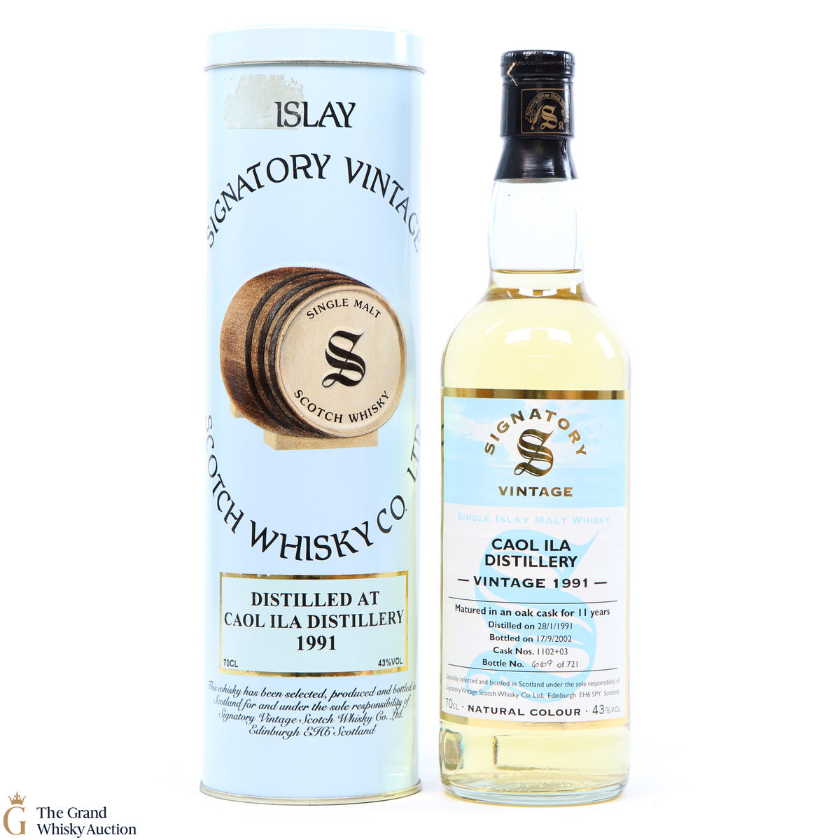 Caol Ila - 11 Year Old 1991 - Signatory