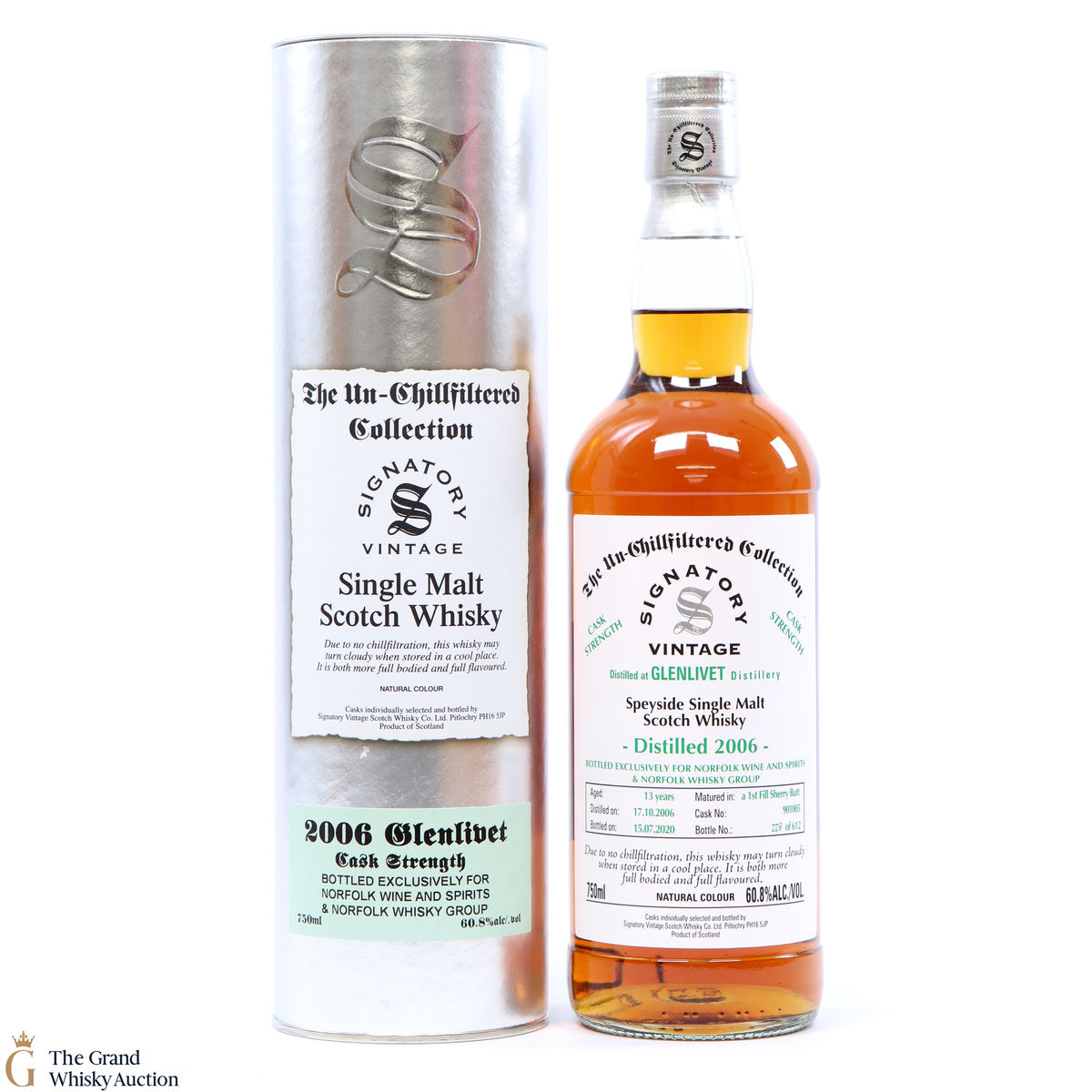 Glenlivet - 13 Year Old 2006 Signatory #901005