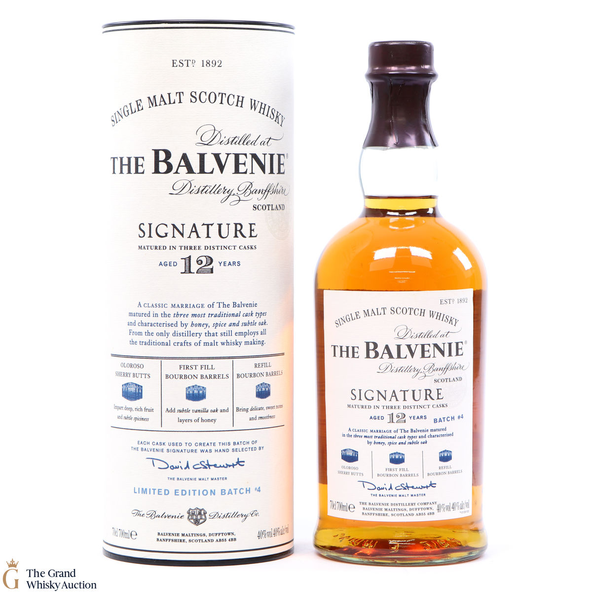 Balvenie - 12 Year Old -  Signature - Batch #4