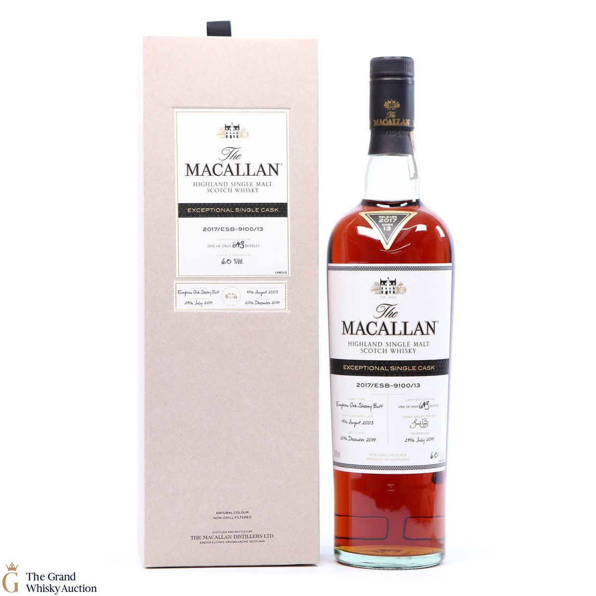 Macallan - 2003 Exceptional Cask #9100-13 2017 Release