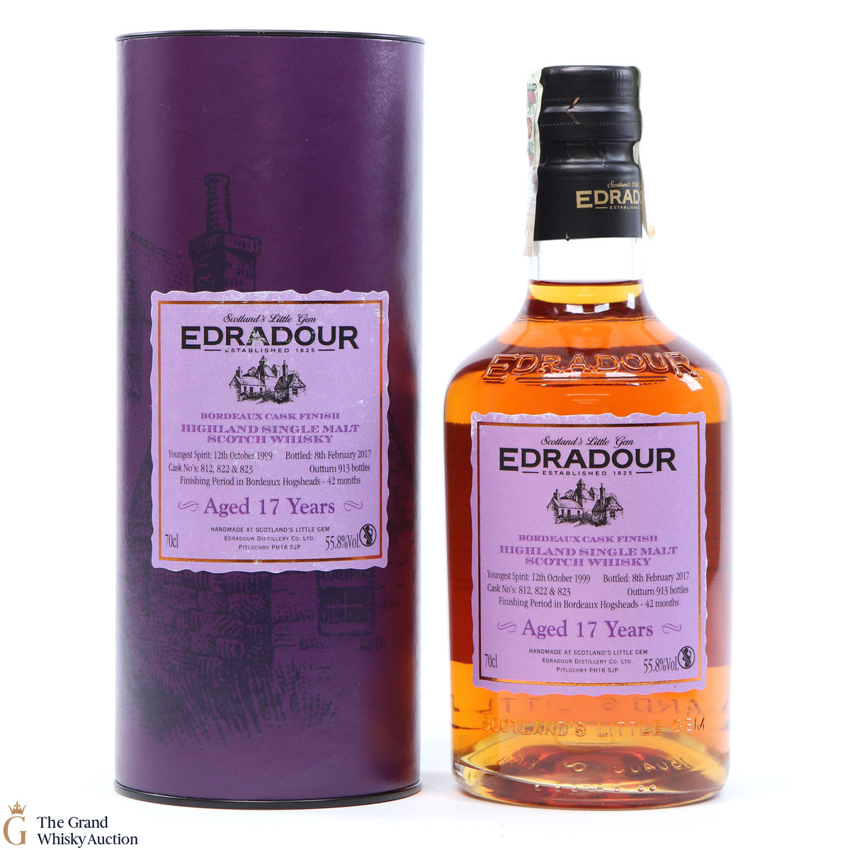 Edradour - 17 Year Old 812, 822 & 823 Bordeaux Cask Finish