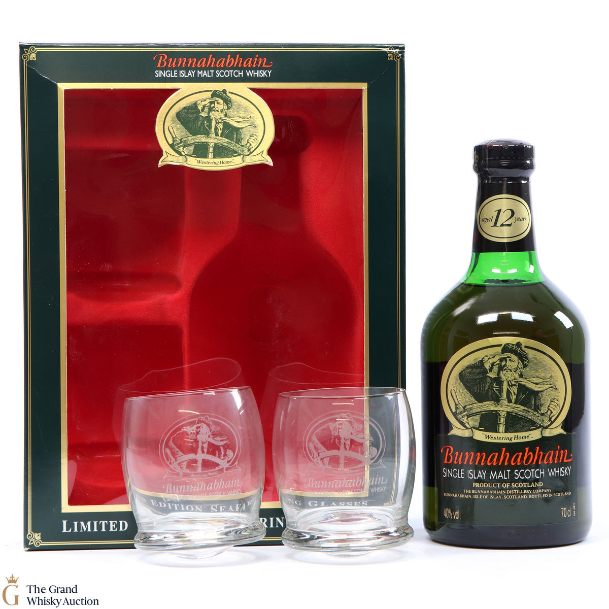 Bunnahabhain - 12 Year Old - 1980s & Glasses