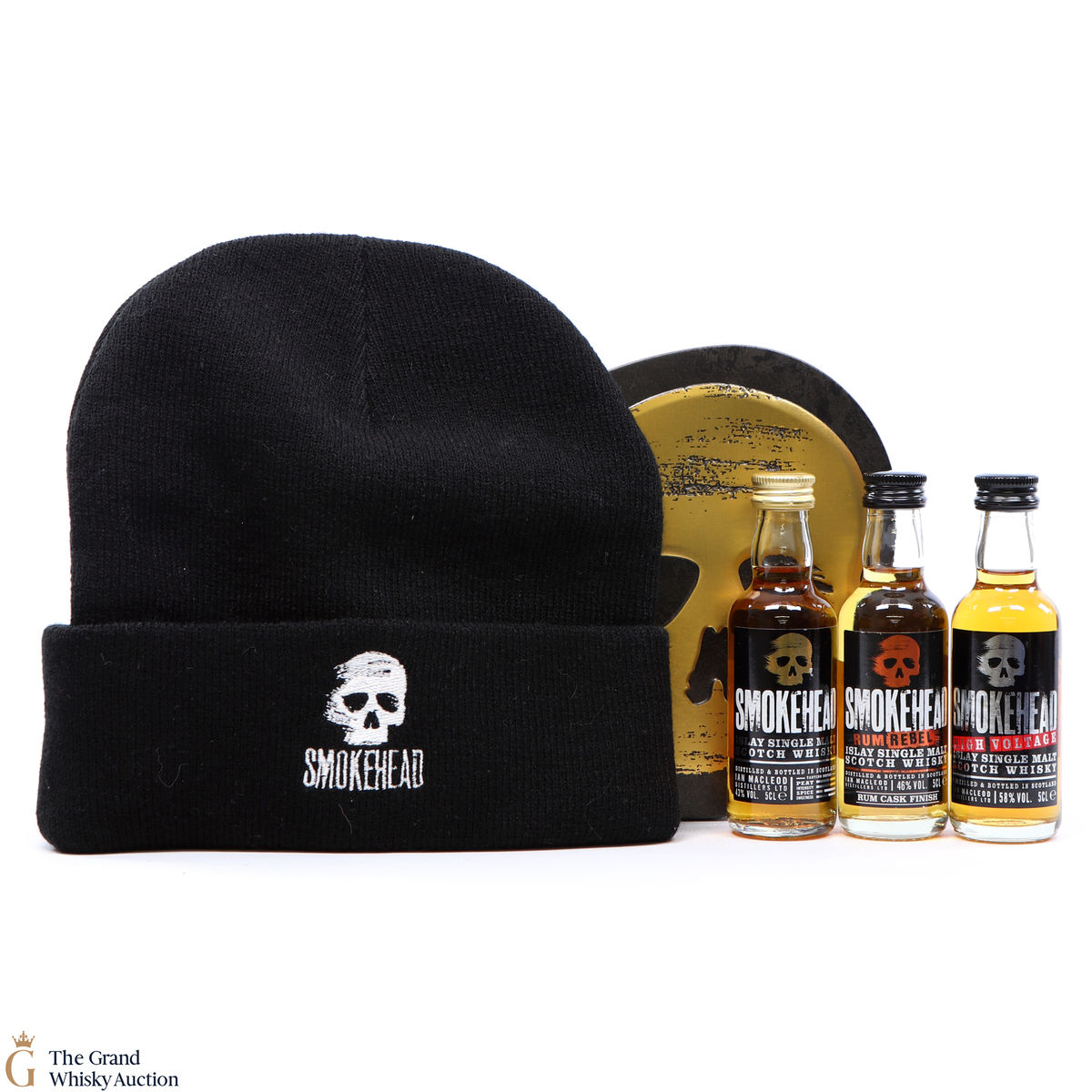 Smokehead - Giftset (3 x 5cl) & Hat