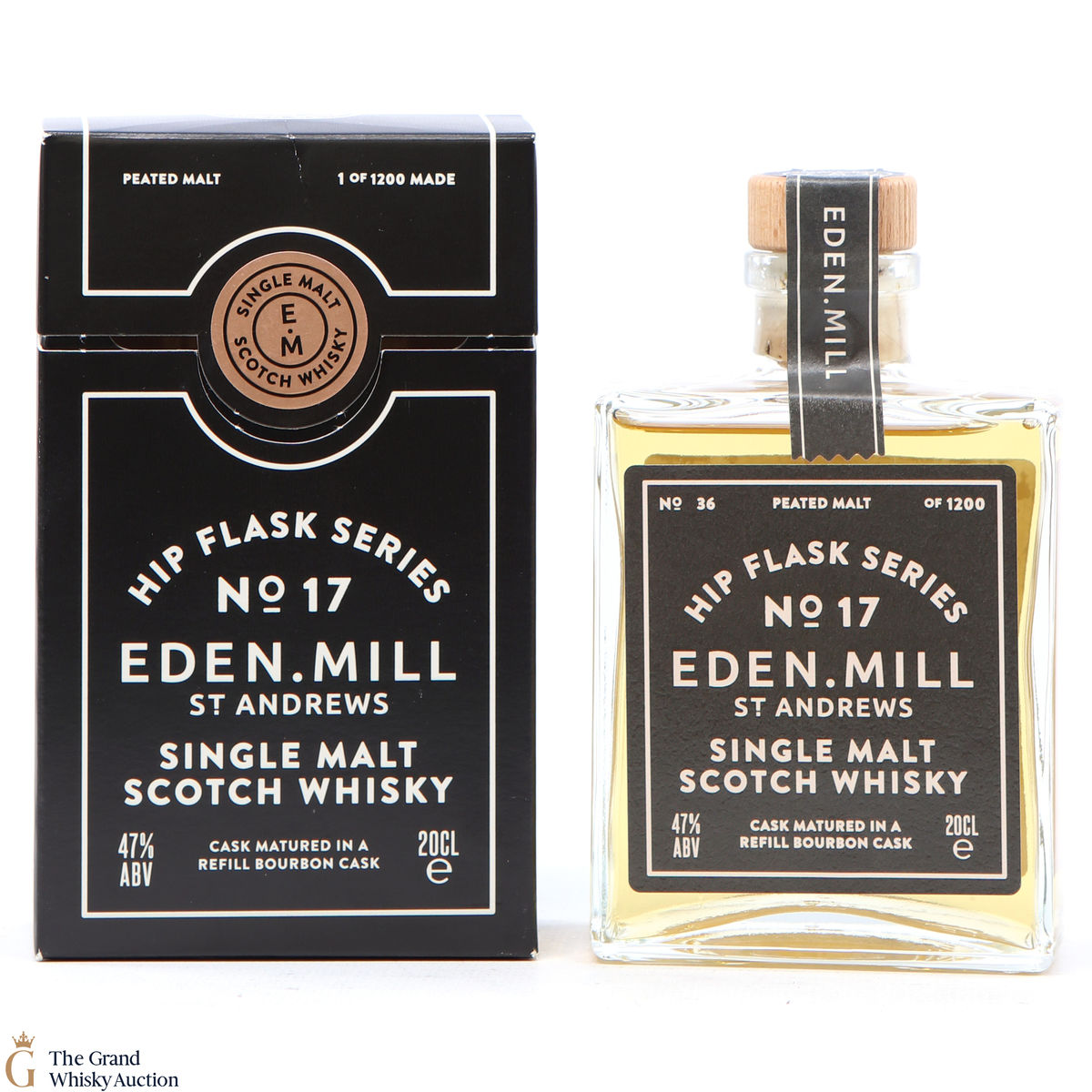 Eden Mill - Hip Flask Series - No.17 Peated Malt (20cl)