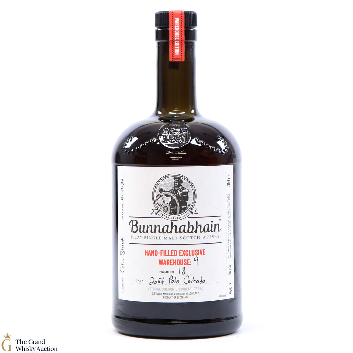 Bunnahabhain - 2007 Palo Cortado - Handfill 2020