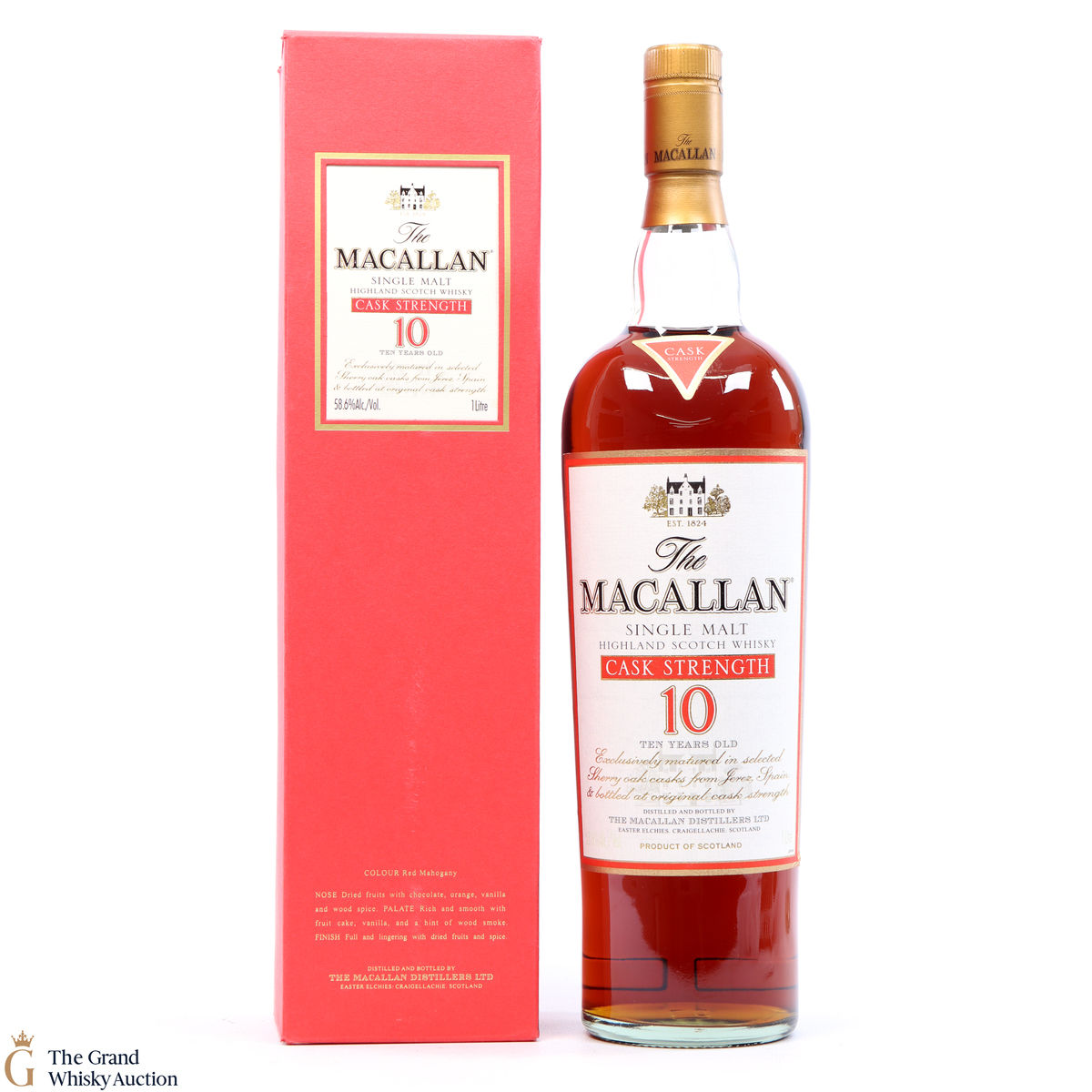 Macallan - 10 Year Old - Cask Strength (1L) 58.6%