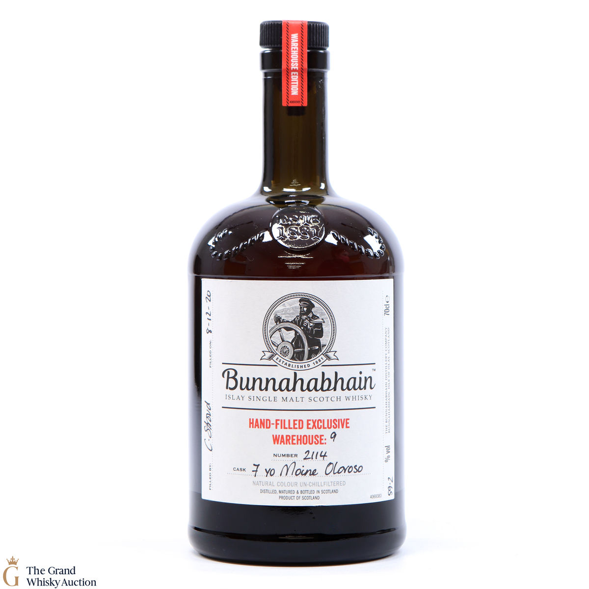 Bunnahabhain - 7 Year Old - Moine Oloroso #2114 Hand Fill 