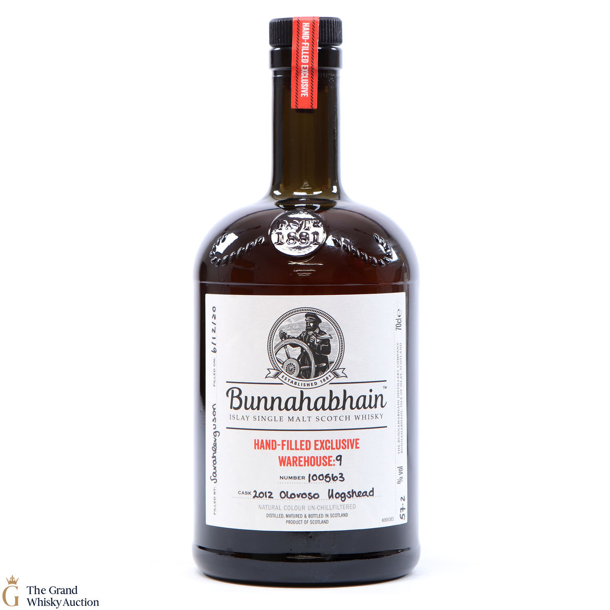 Bunnahabhain - 2012 Hand Filled Oloroso Hogshead #100563