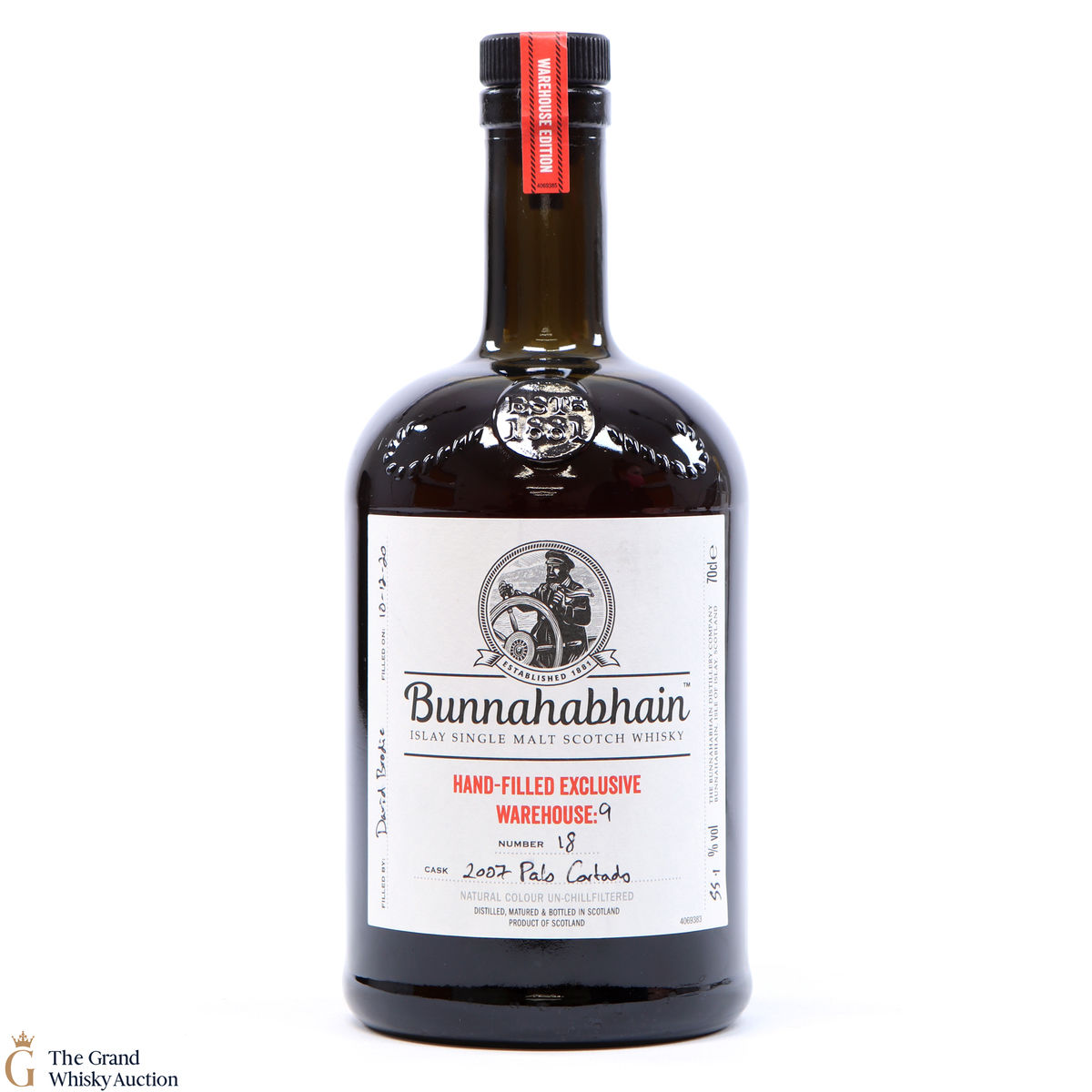 Bunnahabhain - 2007 Palo Cortado - Handfill 2020