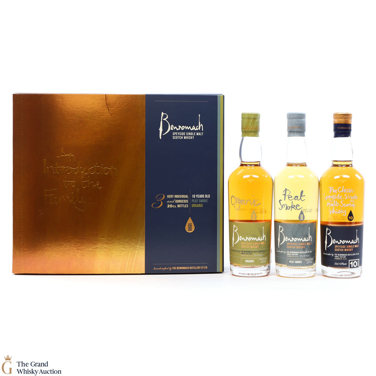 Benromach - 10 Year Old, Peat Smoke & Organic 20cl
