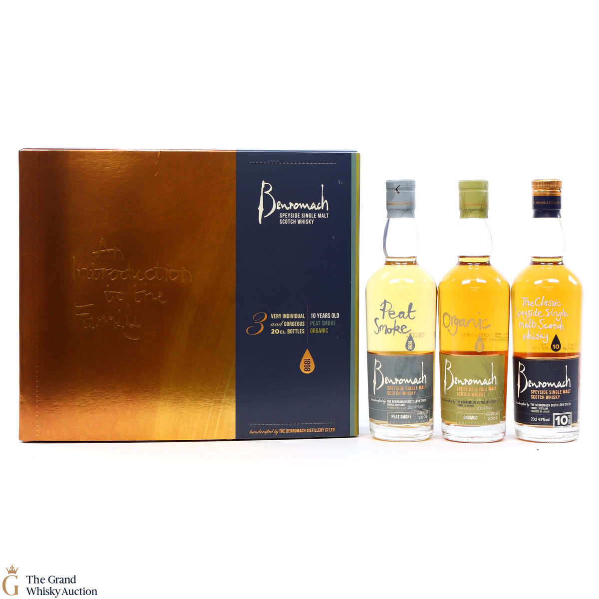 Benromach - 10 Year Old, Peat Smoke & Organic 20cl
