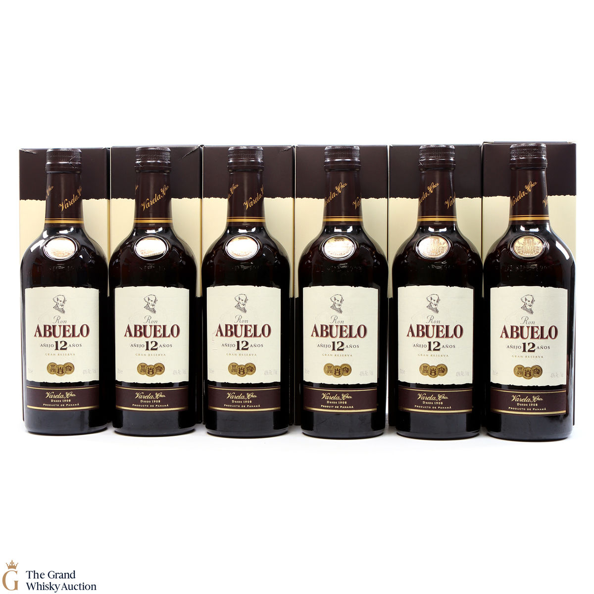 Ron Abuelo - 12 Year Old Gran Reserva Rum (6 x 70cl)