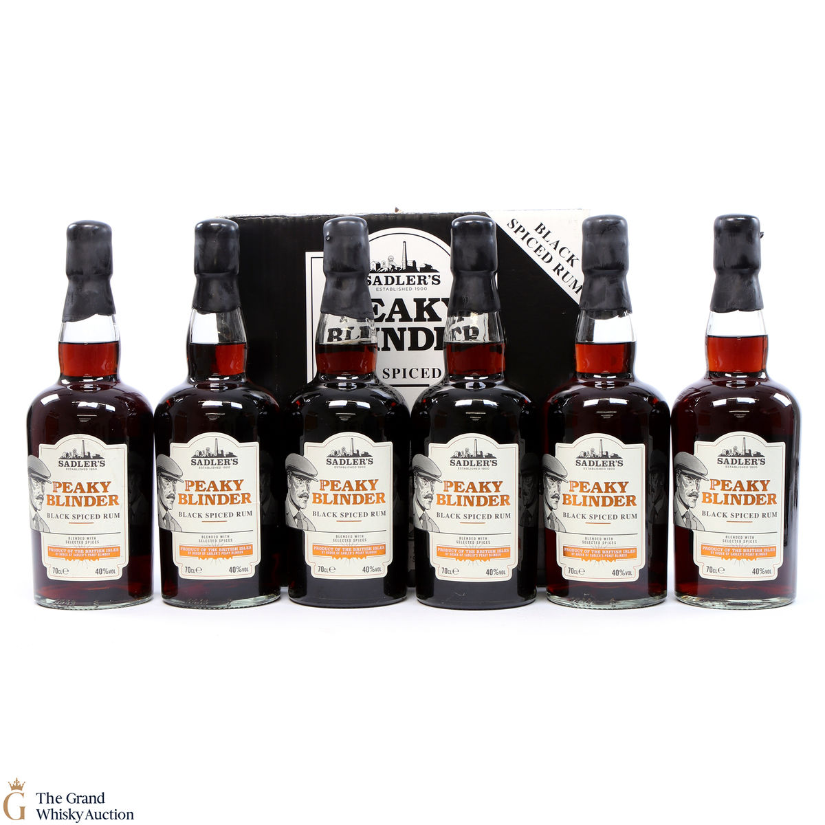 Peaky Blinder - Black Spiced Rum (6 x 70cl)