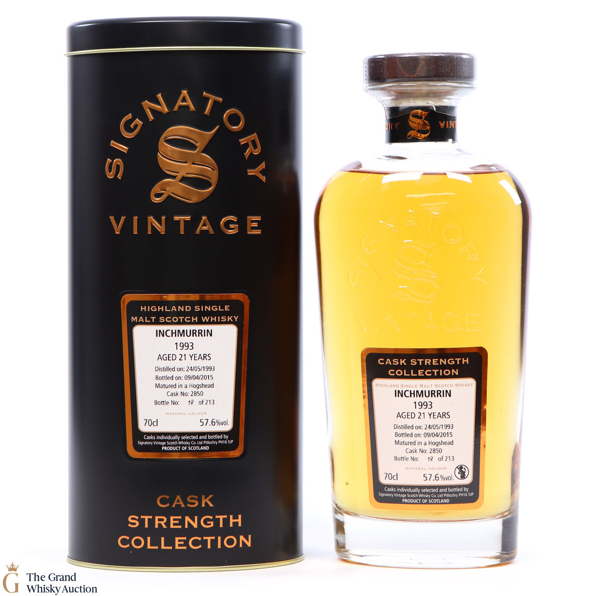 Inchmurrin - 21 Year Old 1993 #2850 - Signatory Cask Strength