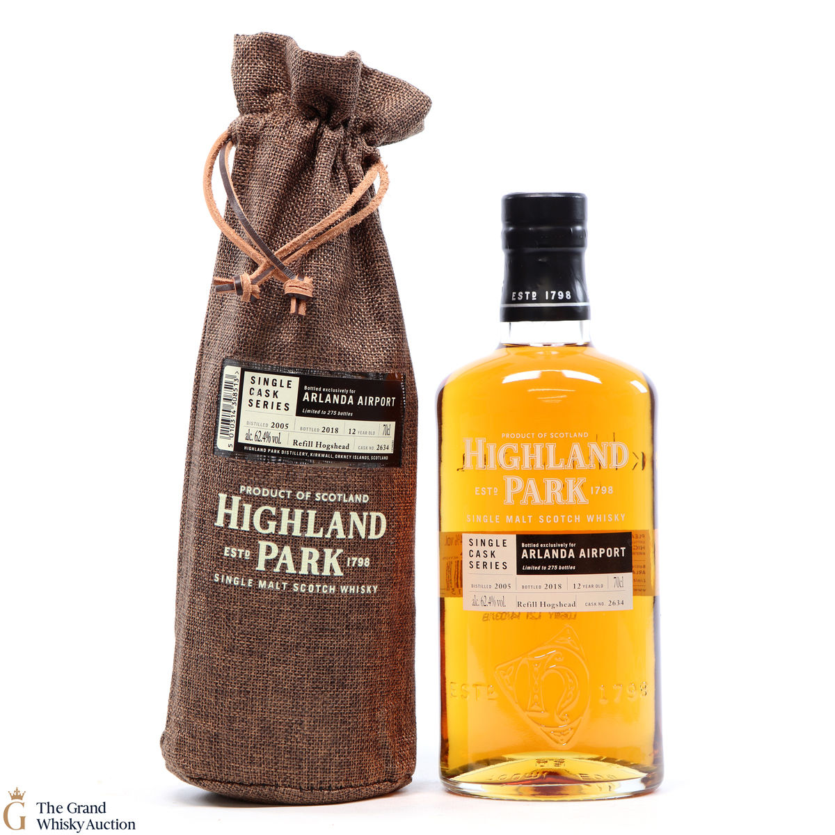 Highland Park - 12 Year Old - Single Cask #2634 - Arlanda Airport