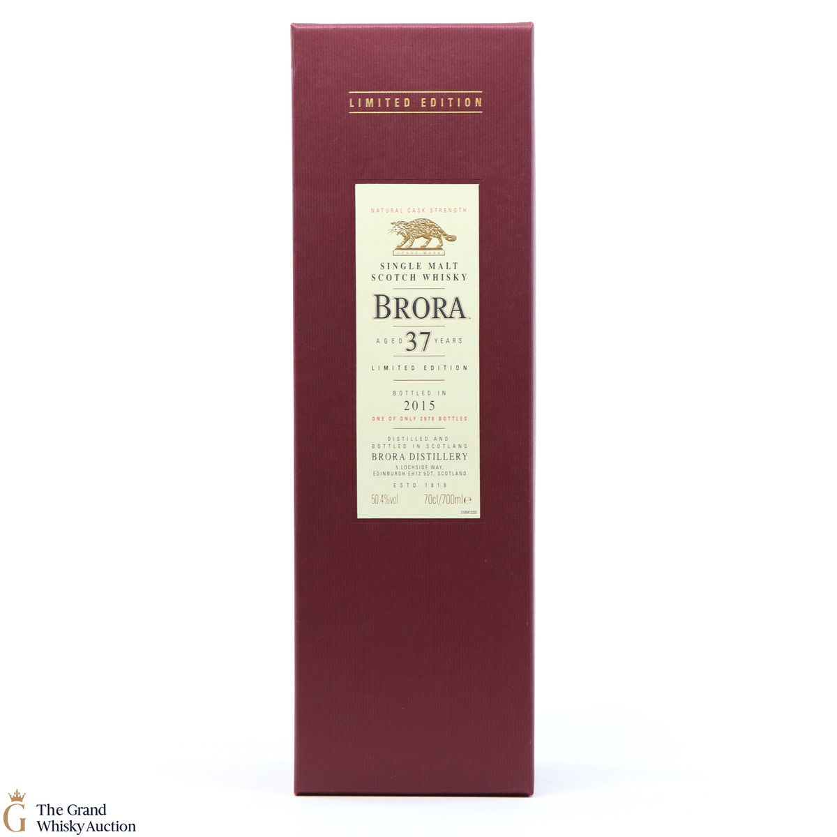 Brora - 37 Year Old - 2015 Release - (BOX ONLY)