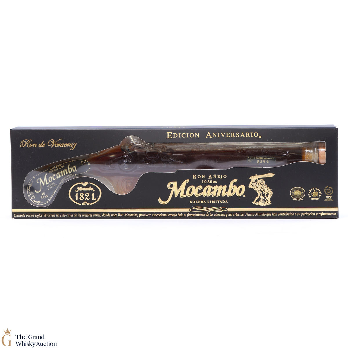 Mocambo - 10 Year Old Glass Buccaneer Pistol (20cl)