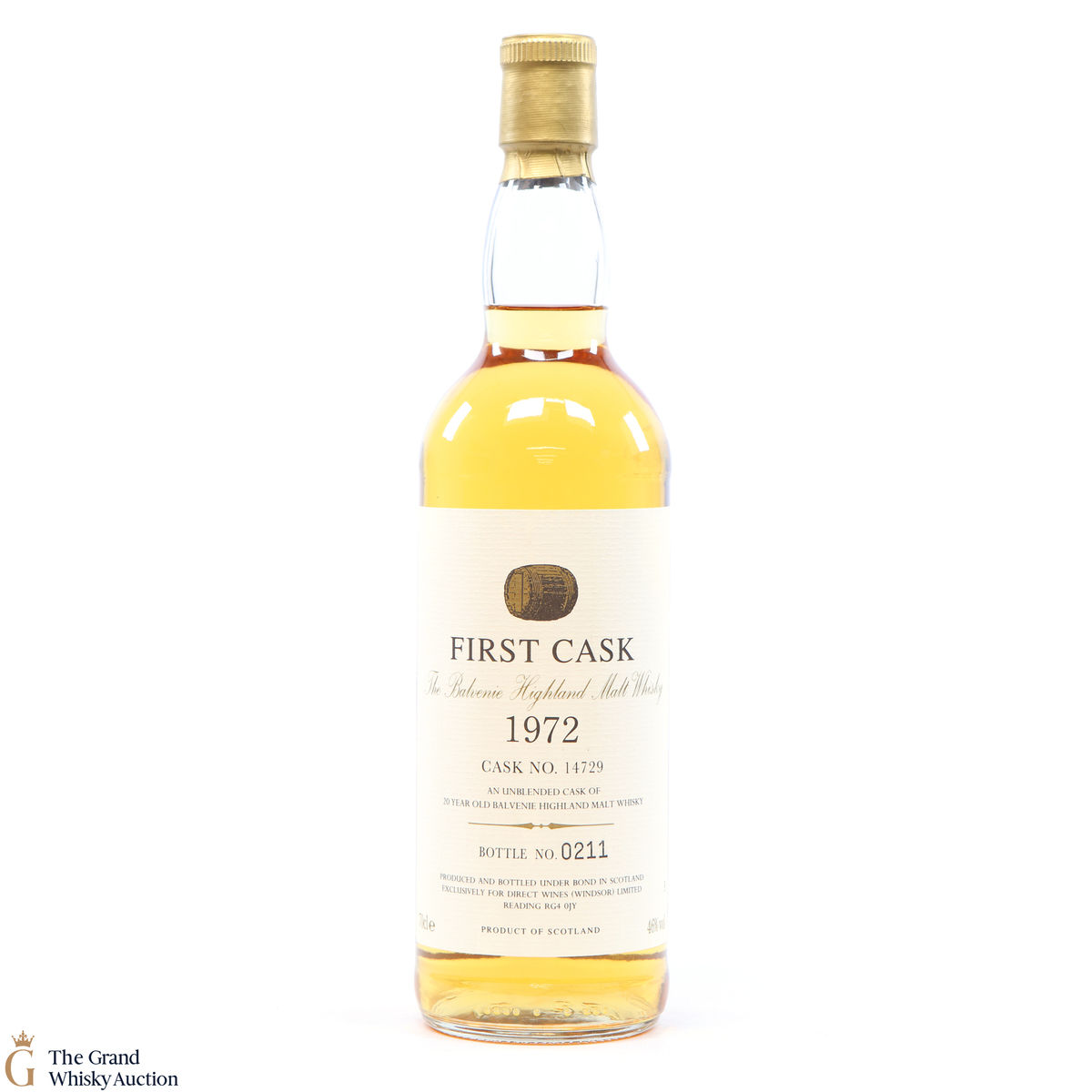 Balvenie - 20 Year Old 1972 First Cask #14729