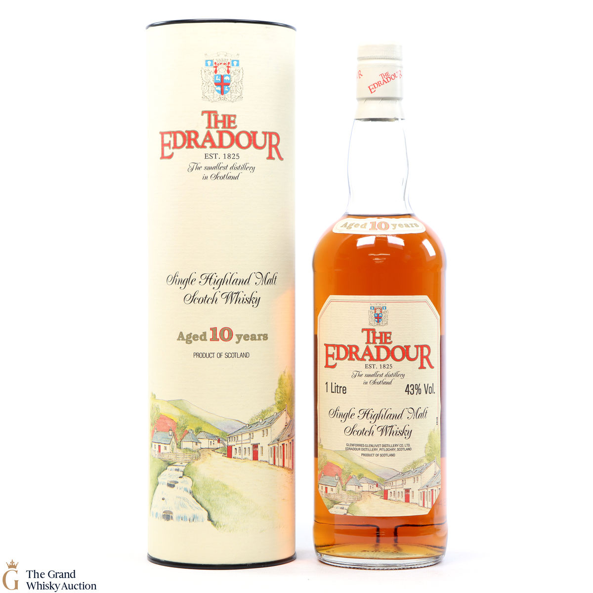 Edradour - 10 Year Old (1980/90s) 1L