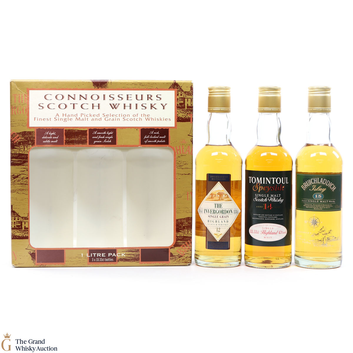Connoisseurs Scotch Whisky Giftset (3 x 33.33cl)