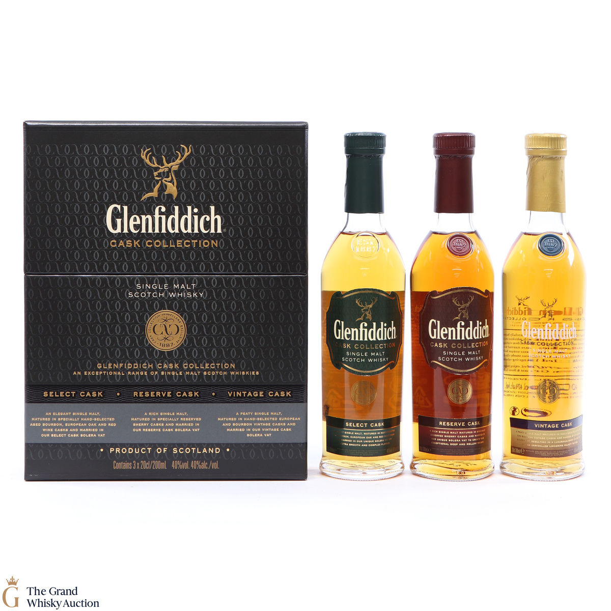 Glenfiddich - The Cask Collection (3 x 20cl)