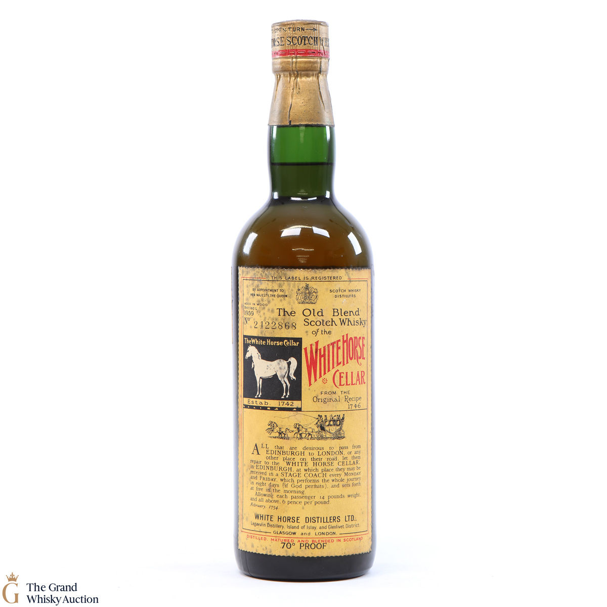 White Horse Cellar - Bottled 1959